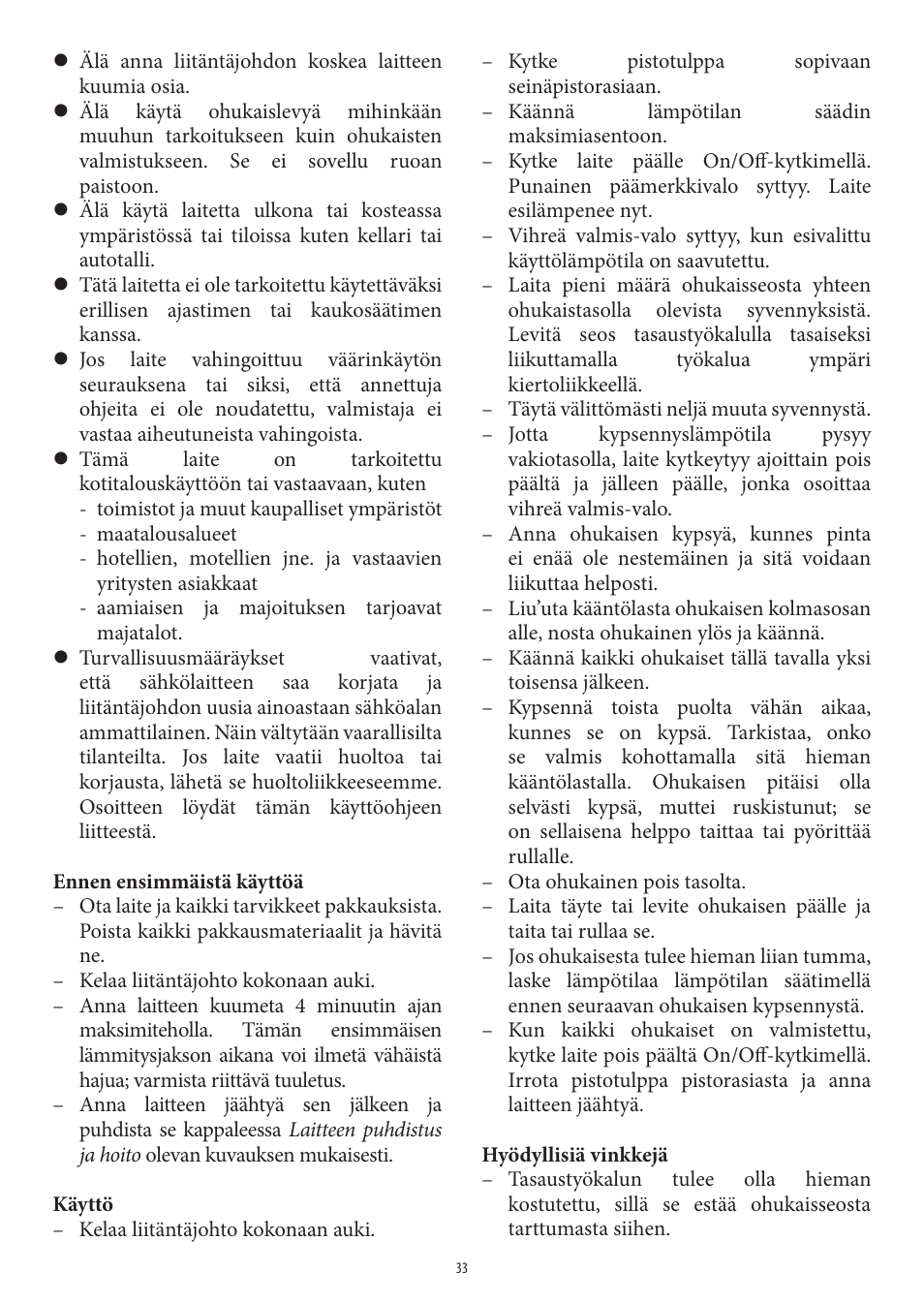 SEVERIN CM 2196 User Manual | Page 33 / 50