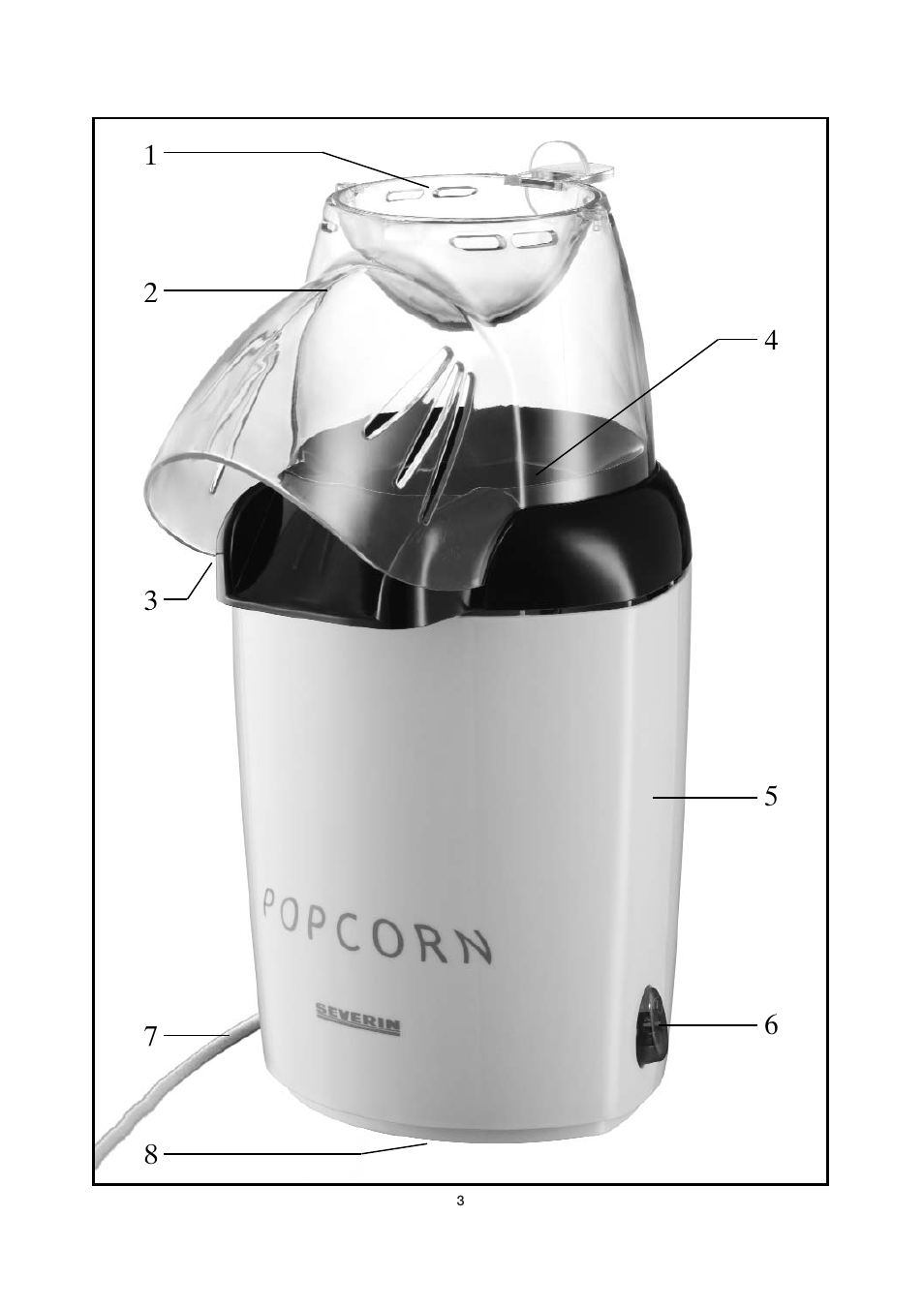 SEVERIN PC 3751 User Manual | Page 3 / 42