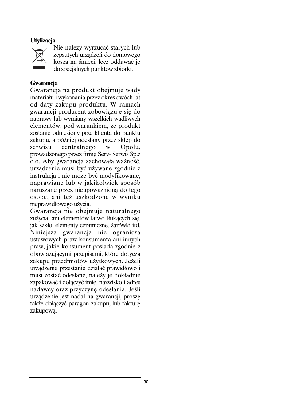SEVERIN PC 3751 User Manual | Page 30 / 42