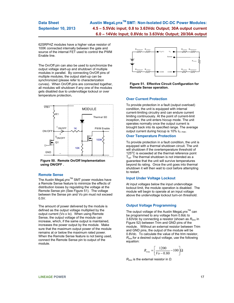 GE Industrial Solutions Austin MegaLynx SMT User Manual | Page 17 / 29