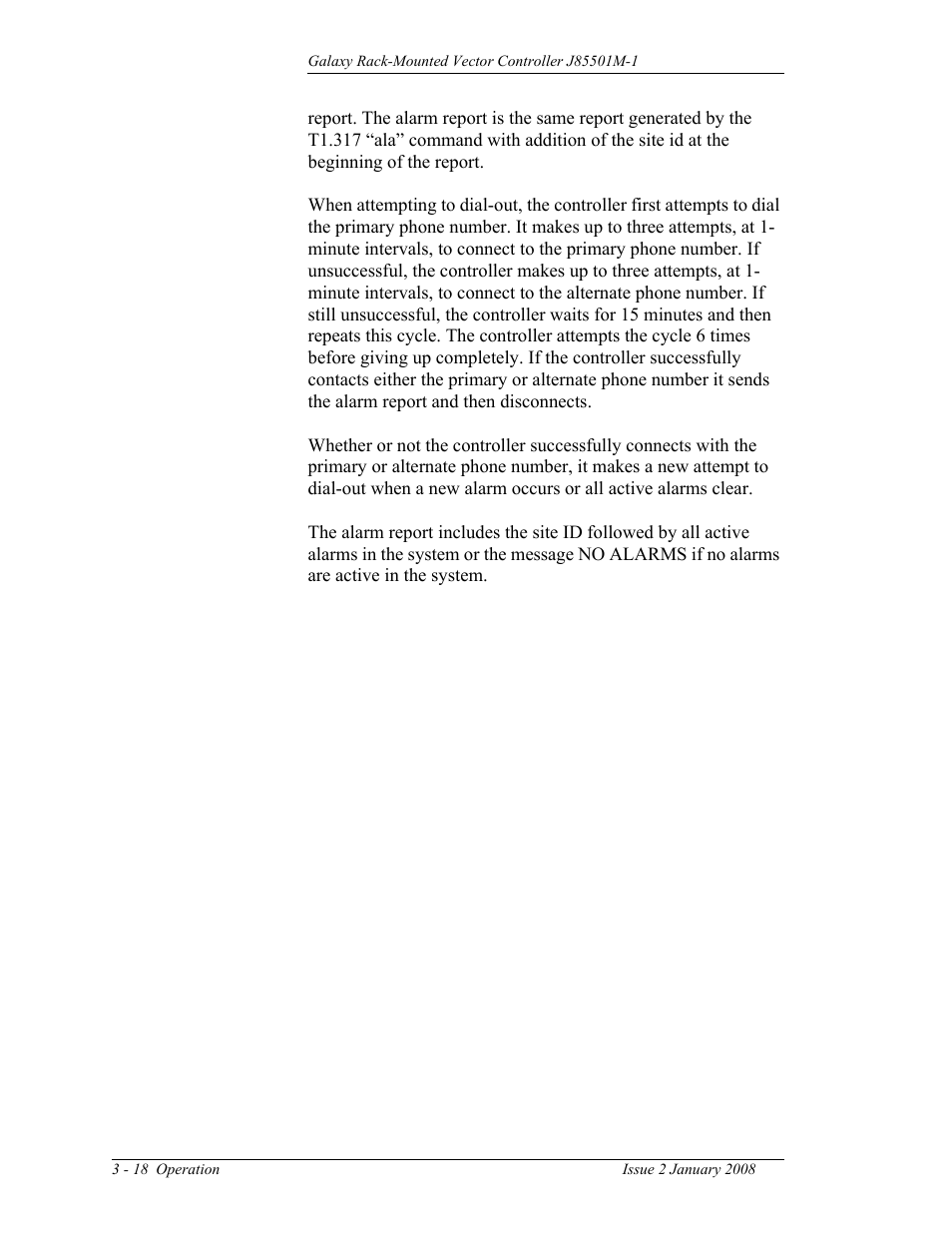 GE Industrial Solutions Galaxy Vector Rack Mounted Controller J85501M-1 User Manual | Page 46 / 90