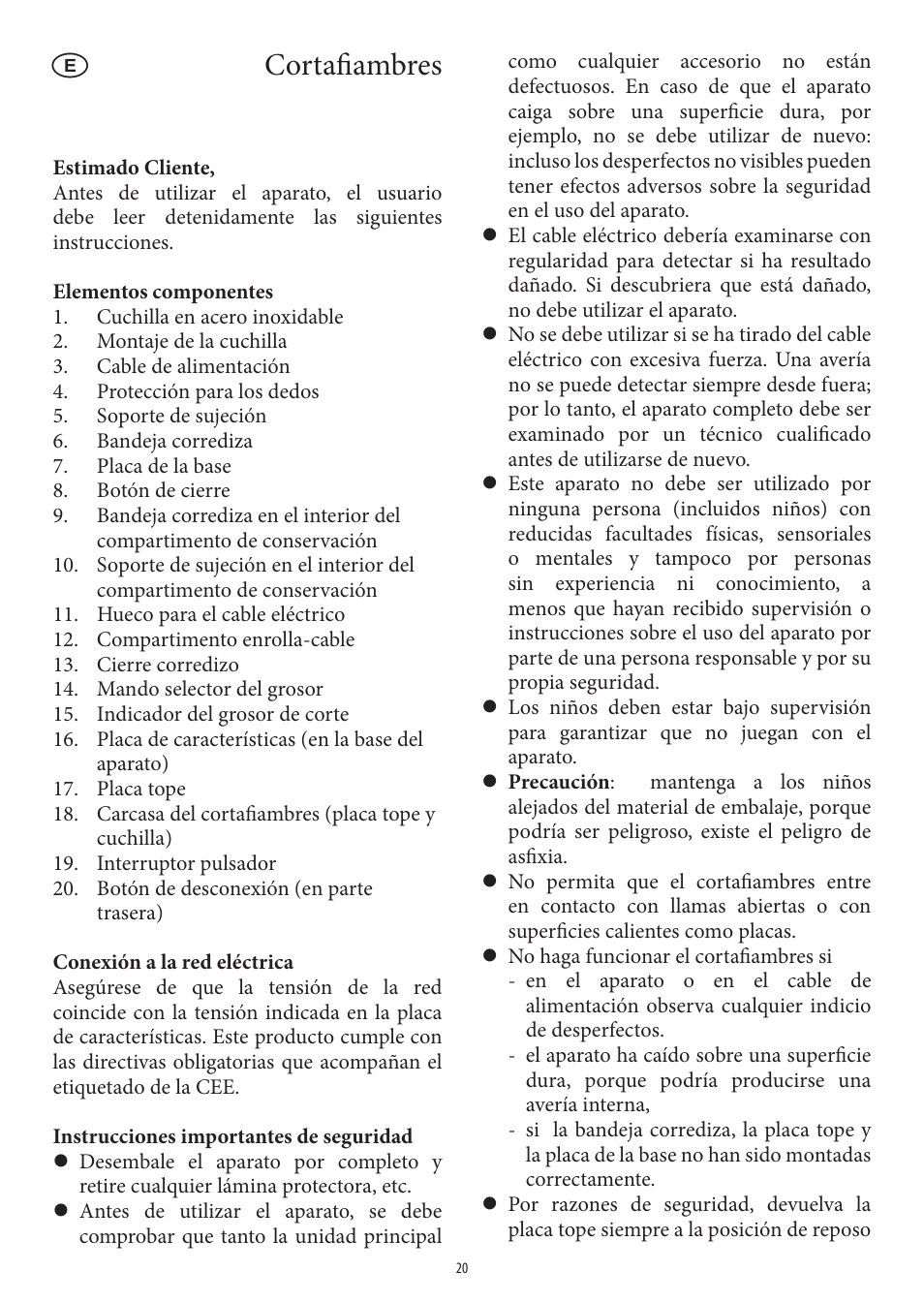 Cortafi ambres | SEVERIN AS 3950 User Manual | Page 20 / 54