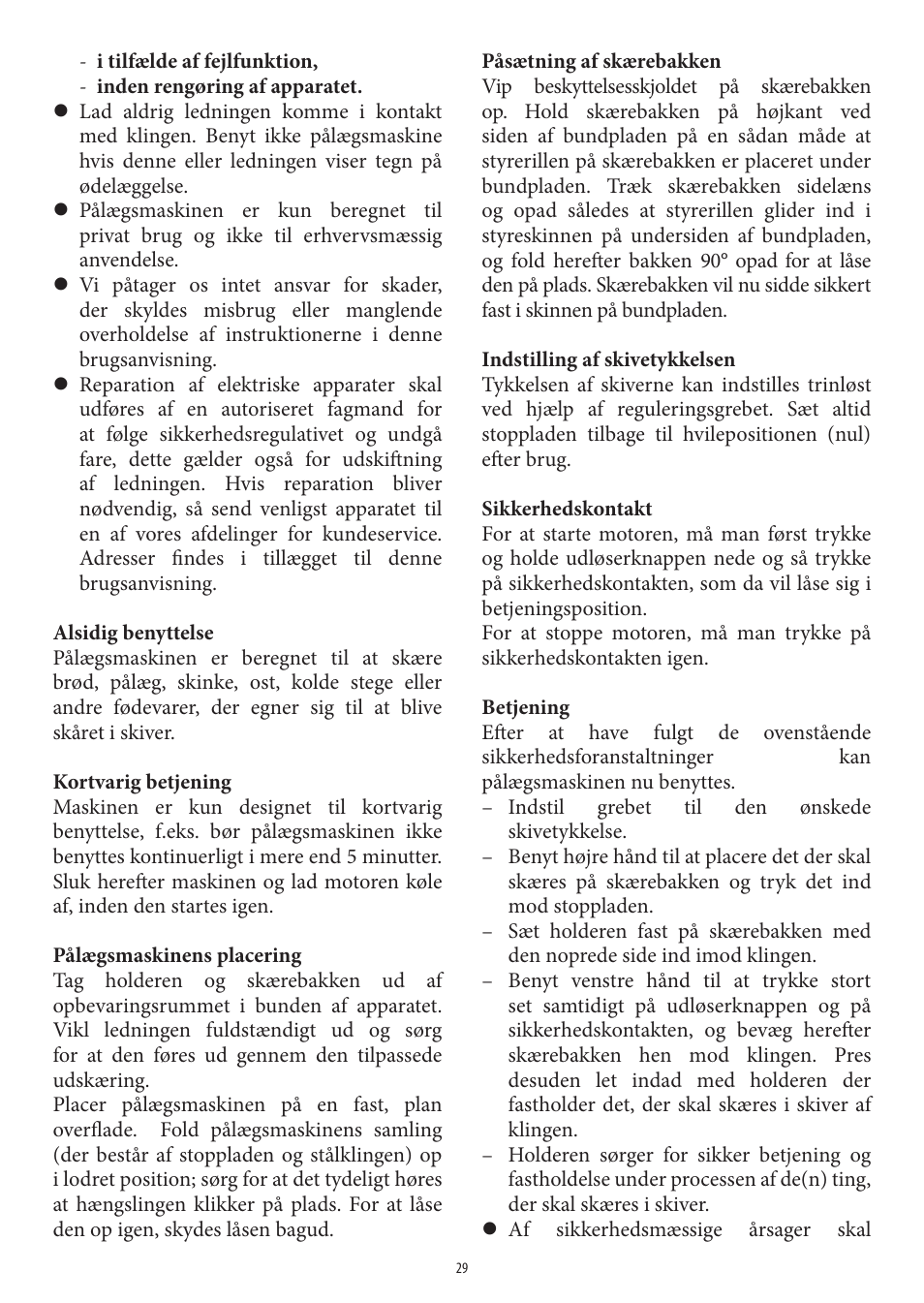 SEVERIN AS 3950 User Manual | Page 29 / 54