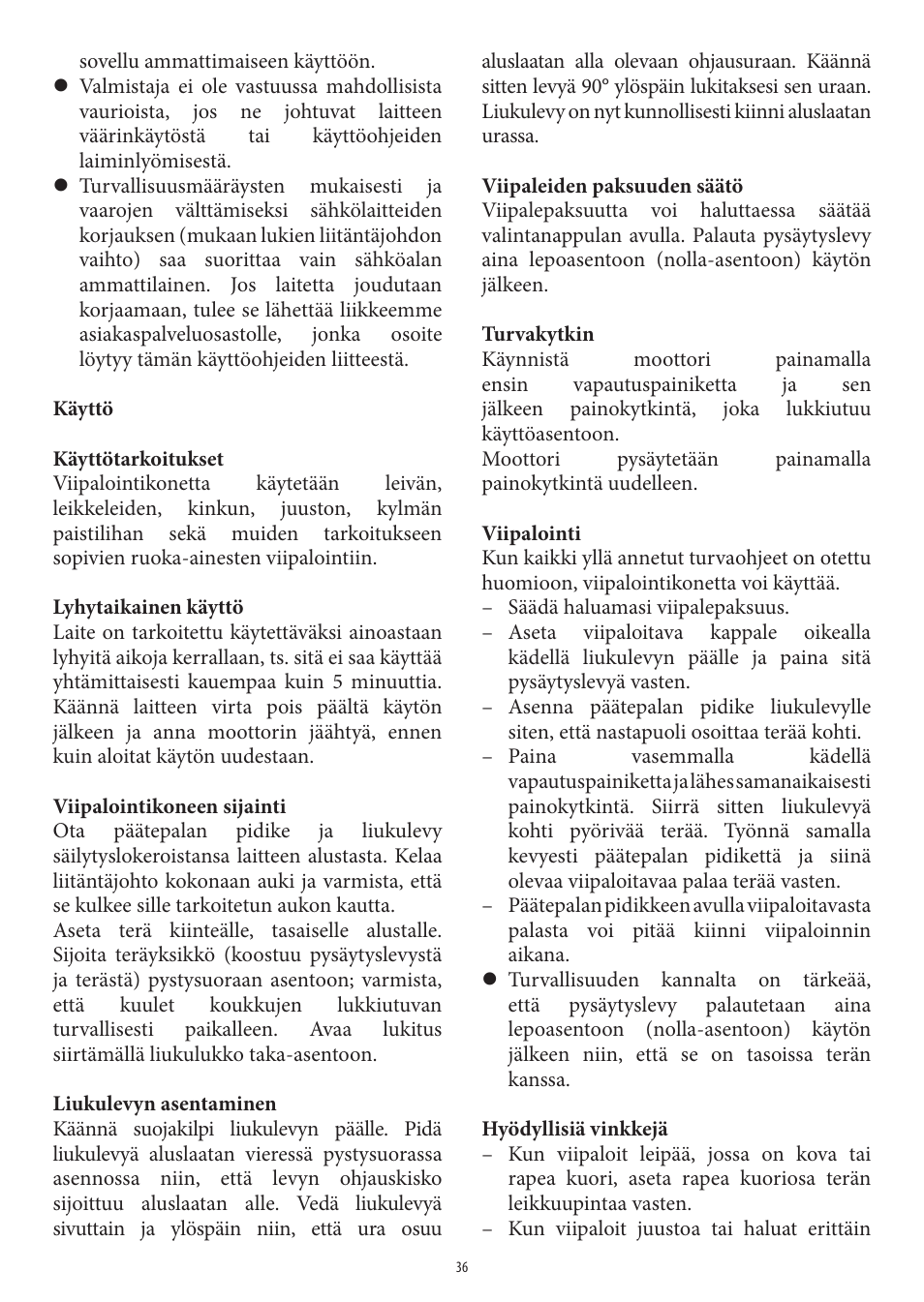 SEVERIN AS 3950 User Manual | Page 36 / 54