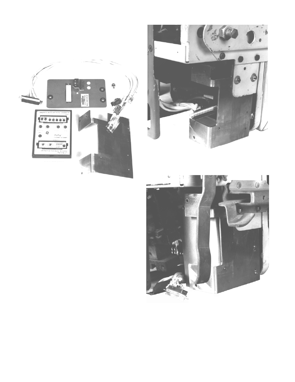 Installing the trip unit bracket and trip unit, Breaker | GE Industrial Solutions ProTrip Conversion Kits AK-15, AK-25, and AKU-25 User Manual | Page 10 / 20