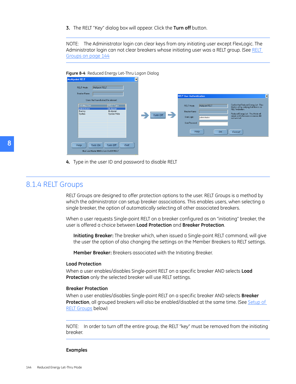 4 relt groups | GE Industrial Solutions Entellisys 5.0 User Manual User Manual | Page 148 / 310