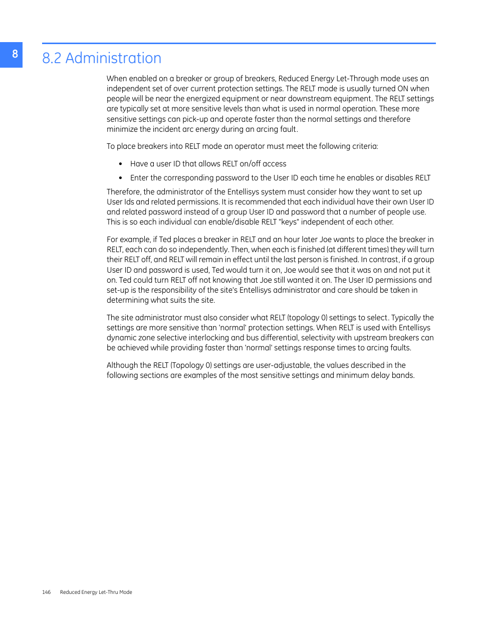 2 administration | GE Industrial Solutions Entellisys 5.0 User Manual User Manual | Page 150 / 310