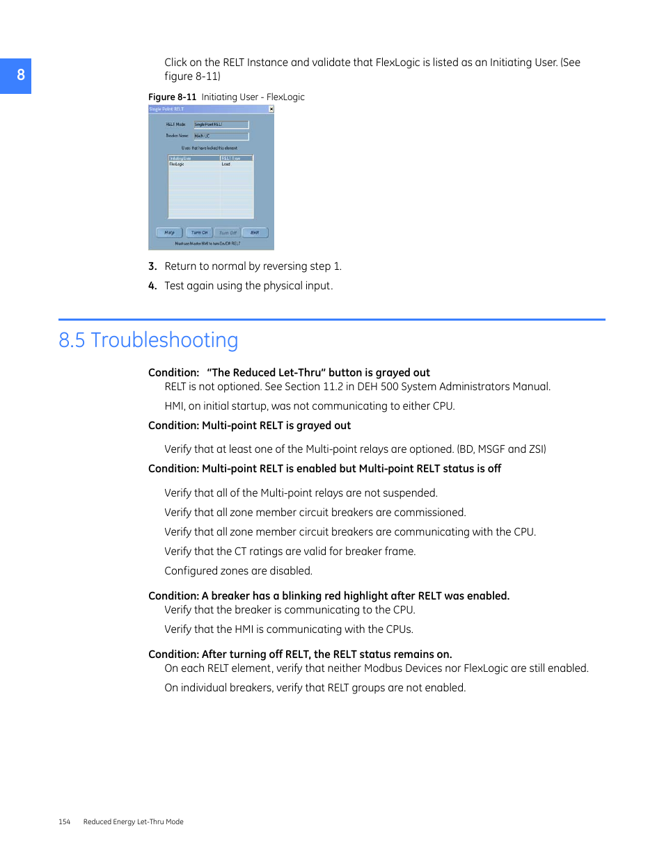 5 troubleshooting | GE Industrial Solutions Entellisys 5.0 User Manual User Manual | Page 158 / 310