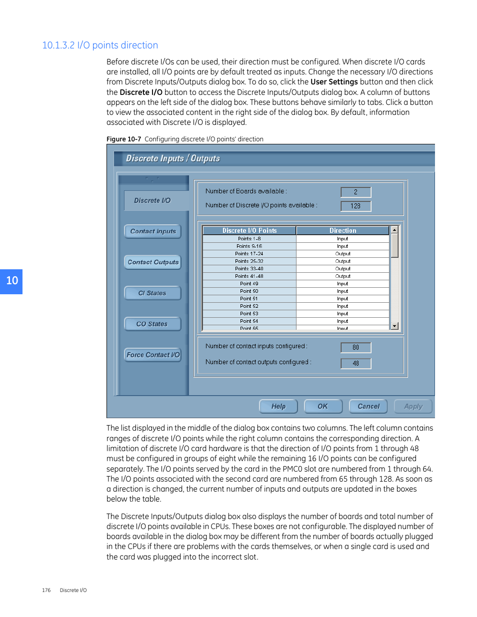 2 i/o points direction | GE Industrial Solutions Entellisys 5.0 User Manual User Manual | Page 180 / 310