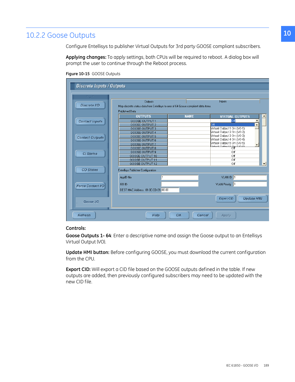 2 goose outputs | GE Industrial Solutions Entellisys 5.0 User Manual User Manual | Page 193 / 310