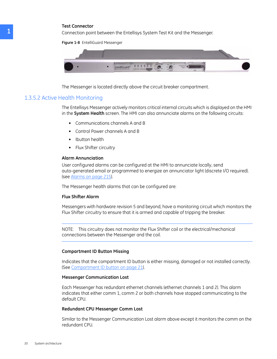 2 active health monitoring | GE Industrial Solutions Entellisys 5.0 User Manual User Manual | Page 20 / 310