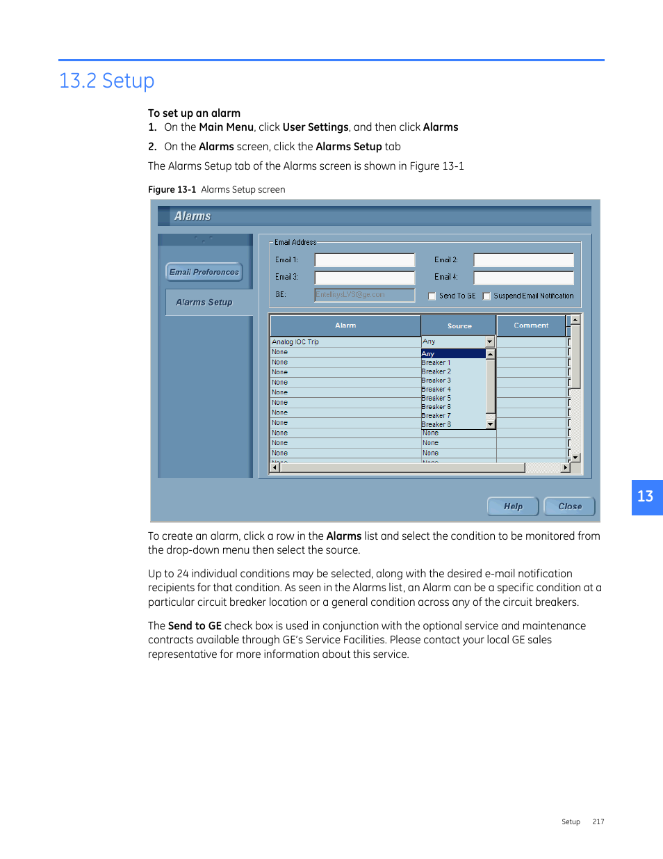 2 setup | GE Industrial Solutions Entellisys 5.0 User Manual User Manual | Page 227 / 310