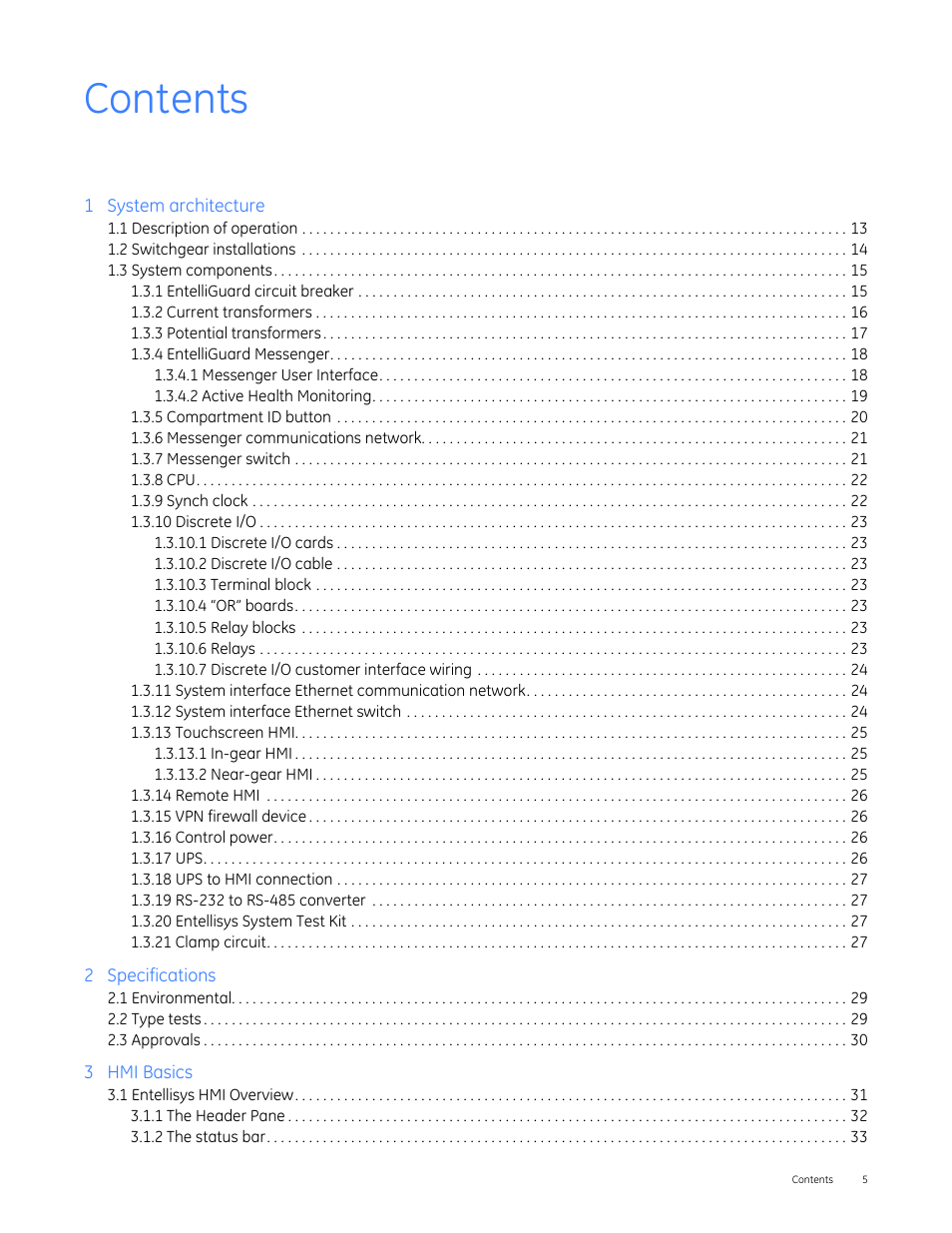 GE Industrial Solutions Entellisys 5.0 User Manual User Manual | Page 5 / 310