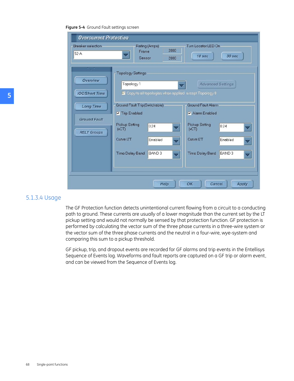 4 usage | GE Industrial Solutions Entellisys 5.0 User Manual User Manual | Page 68 / 310