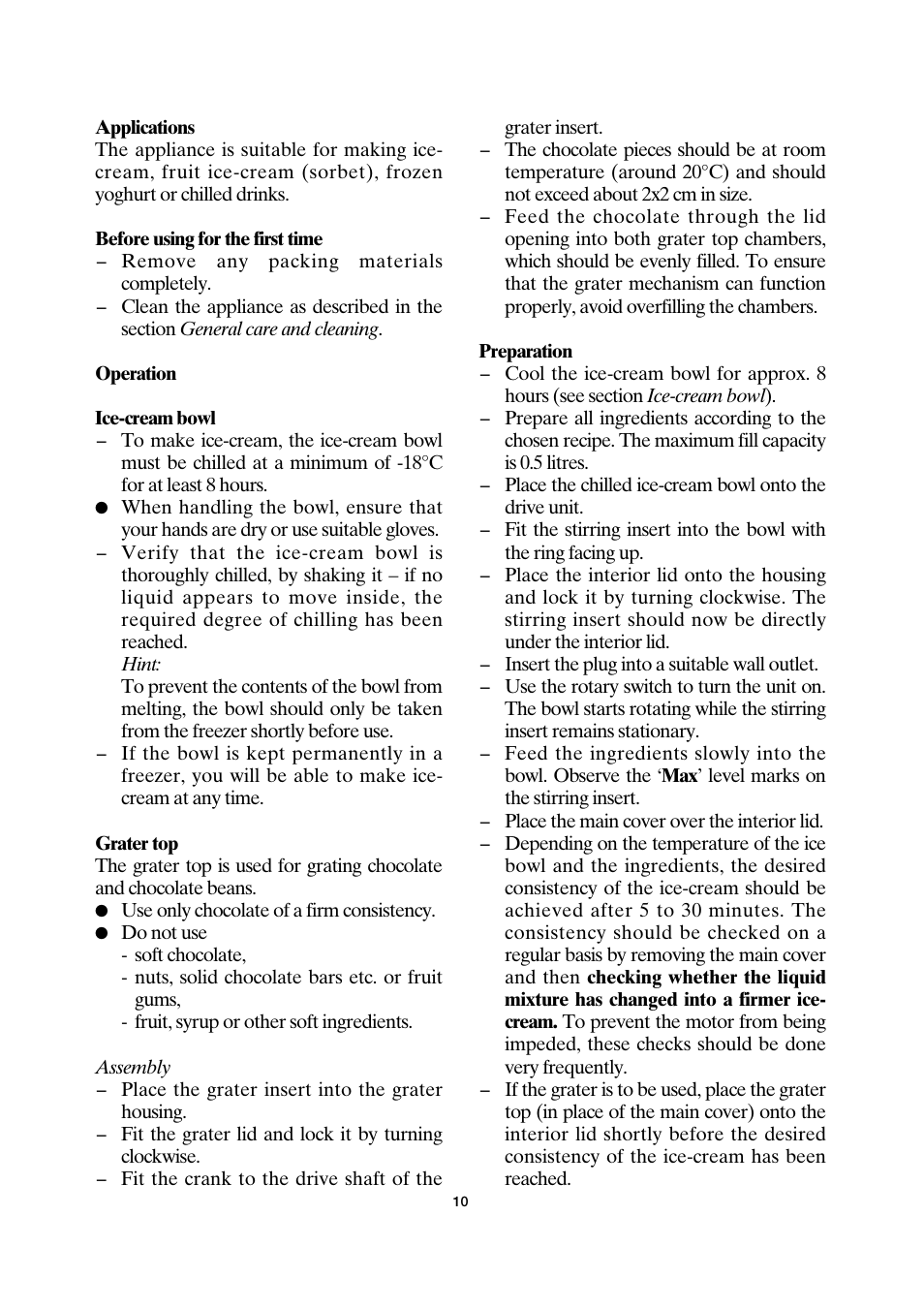 SEVERIN EZ 7401 User Manual | Page 10 / 66