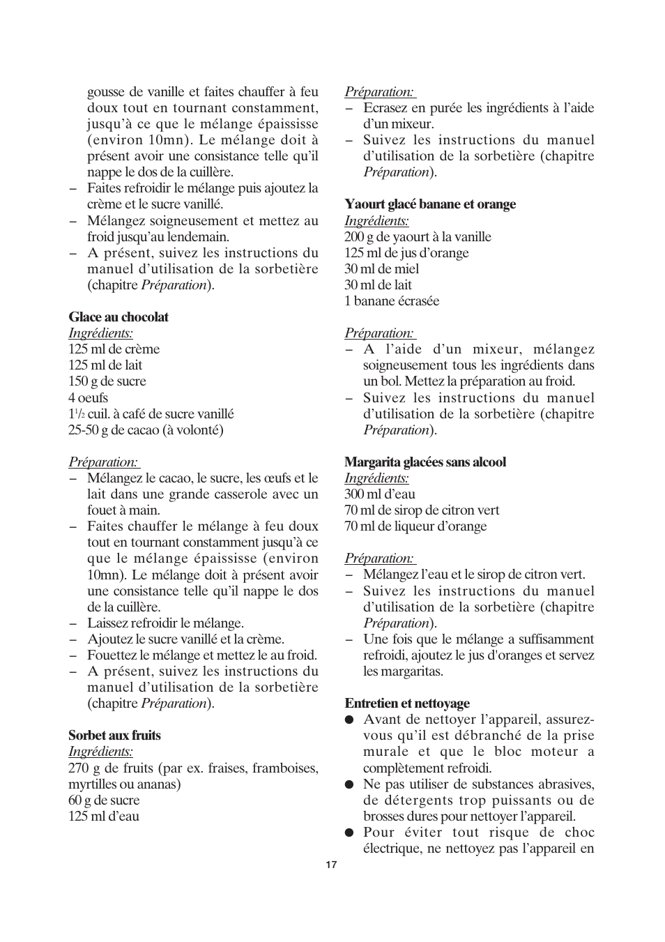 SEVERIN EZ 7401 User Manual | Page 17 / 66