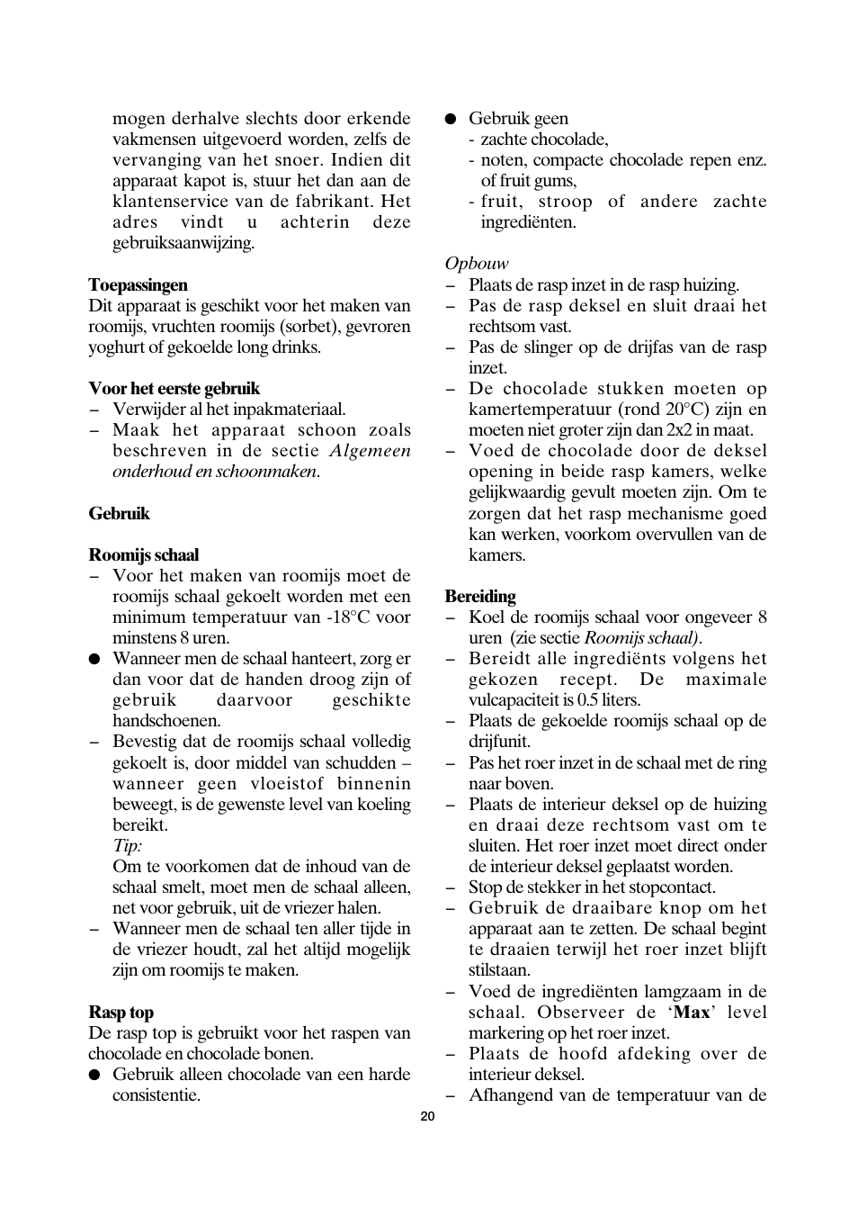 SEVERIN EZ 7401 User Manual | Page 20 / 66