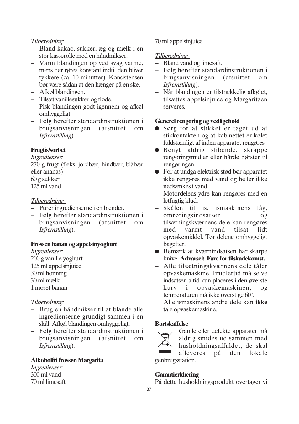 SEVERIN EZ 7401 User Manual | Page 37 / 66