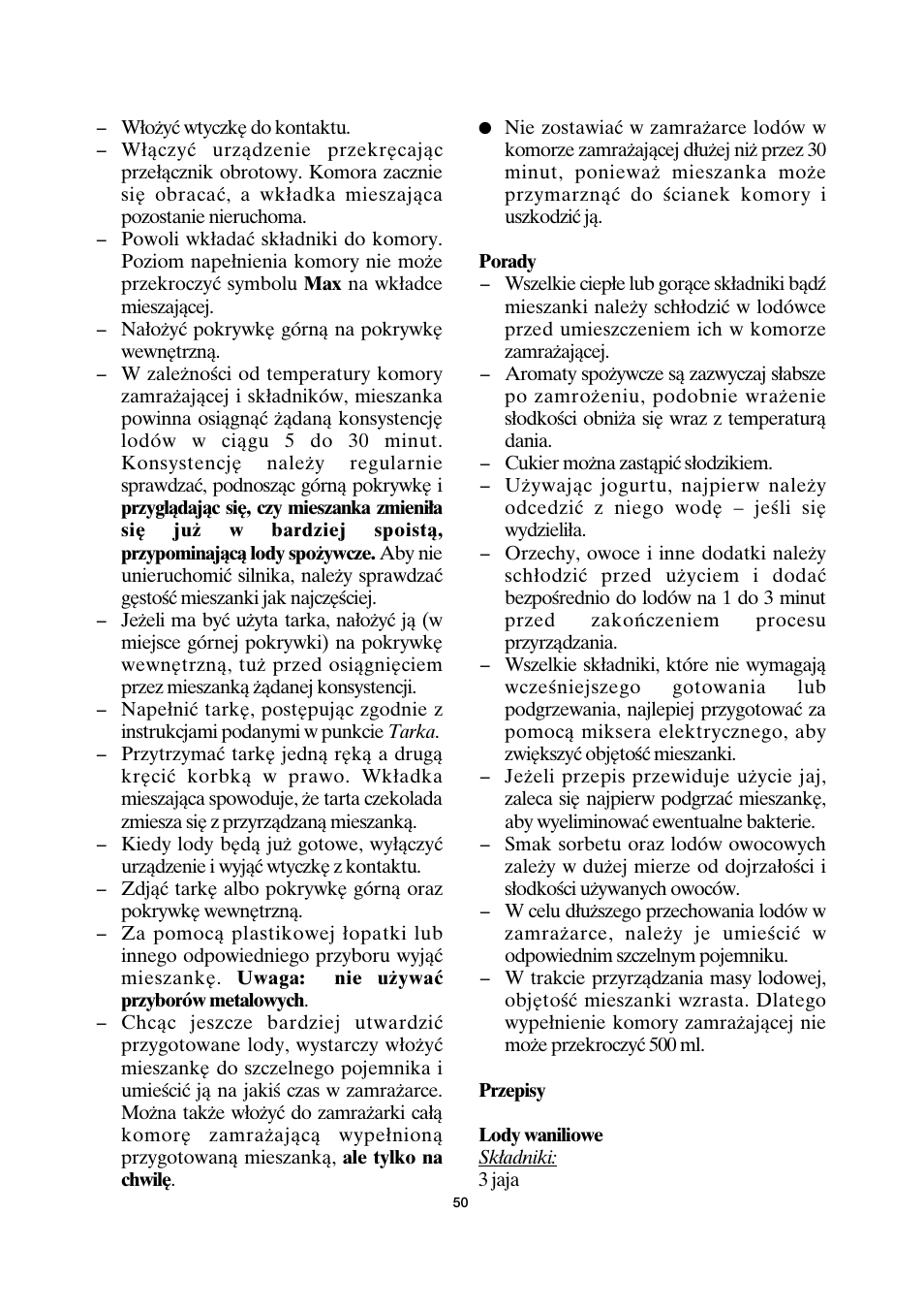 SEVERIN EZ 7401 User Manual | Page 50 / 66