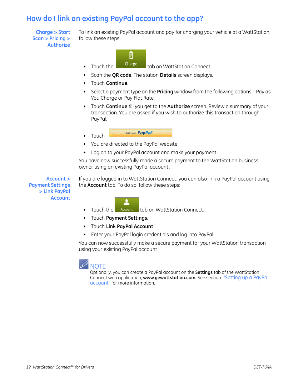 GE Industrial Solutions WattStation Connect Driver Second Edition (Android) User Manual | Page 14 / 31