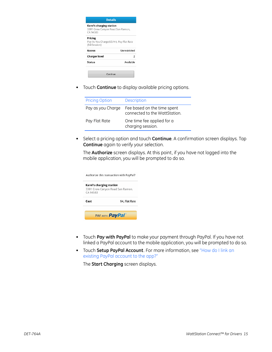 GE Industrial Solutions WattStation Connect Driver Second Edition (Android) User Manual | Page 17 / 31