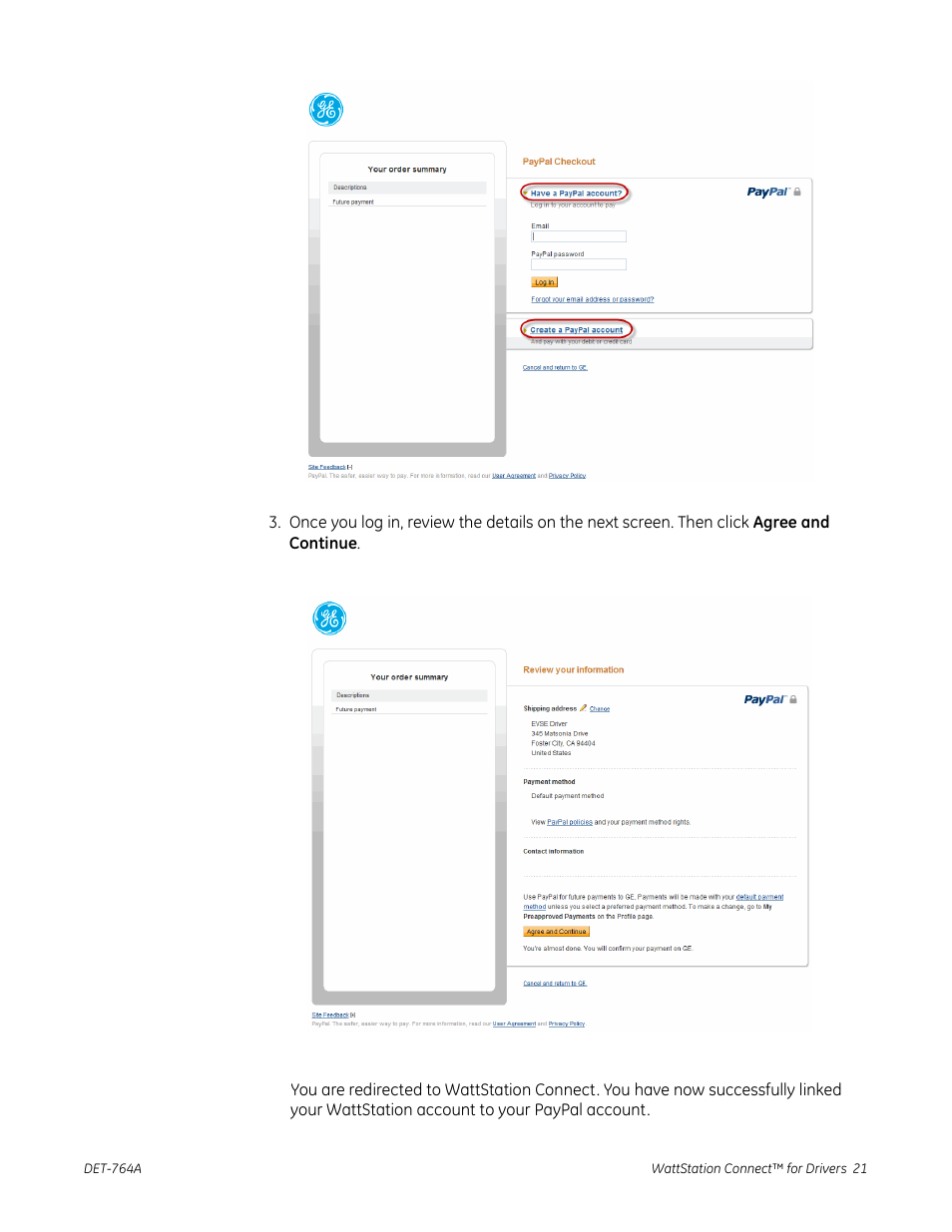 GE Industrial Solutions WattStation Connect Driver Second Edition (Android) User Manual | Page 23 / 31