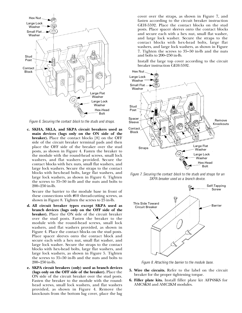 Geh-5623p3 | GE Industrial Solutions Spectra Series Power Panelboards AMC3KM and AMC2KM User Manual | Page 3 / 4