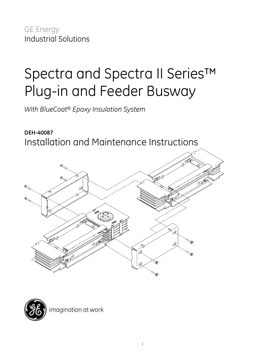GE Industrial Solutions Spectra II Series Plug-in and Feeder Busway with BlueCoat Epoxy Insulation System User Manual | 34 pages