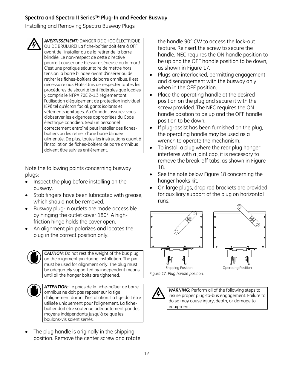 GE Industrial Solutions Spectra II Series Plug-in and Feeder Busway with BlueCoat Epoxy Insulation System User Manual | Page 14 / 34