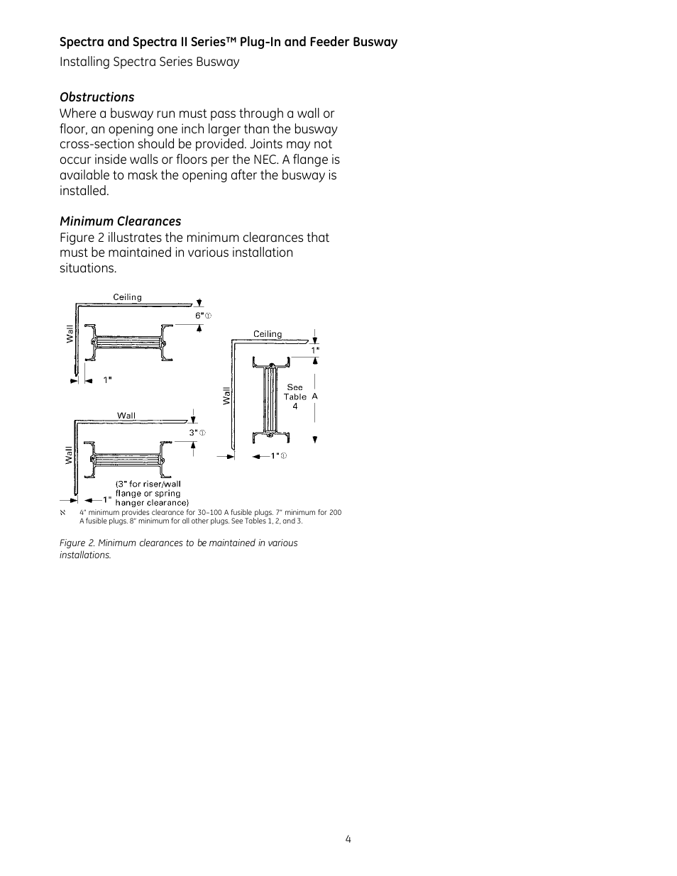 GE Industrial Solutions Spectra II Series Plug-in and Feeder Busway with BlueCoat Epoxy Insulation System User Manual | Page 6 / 34