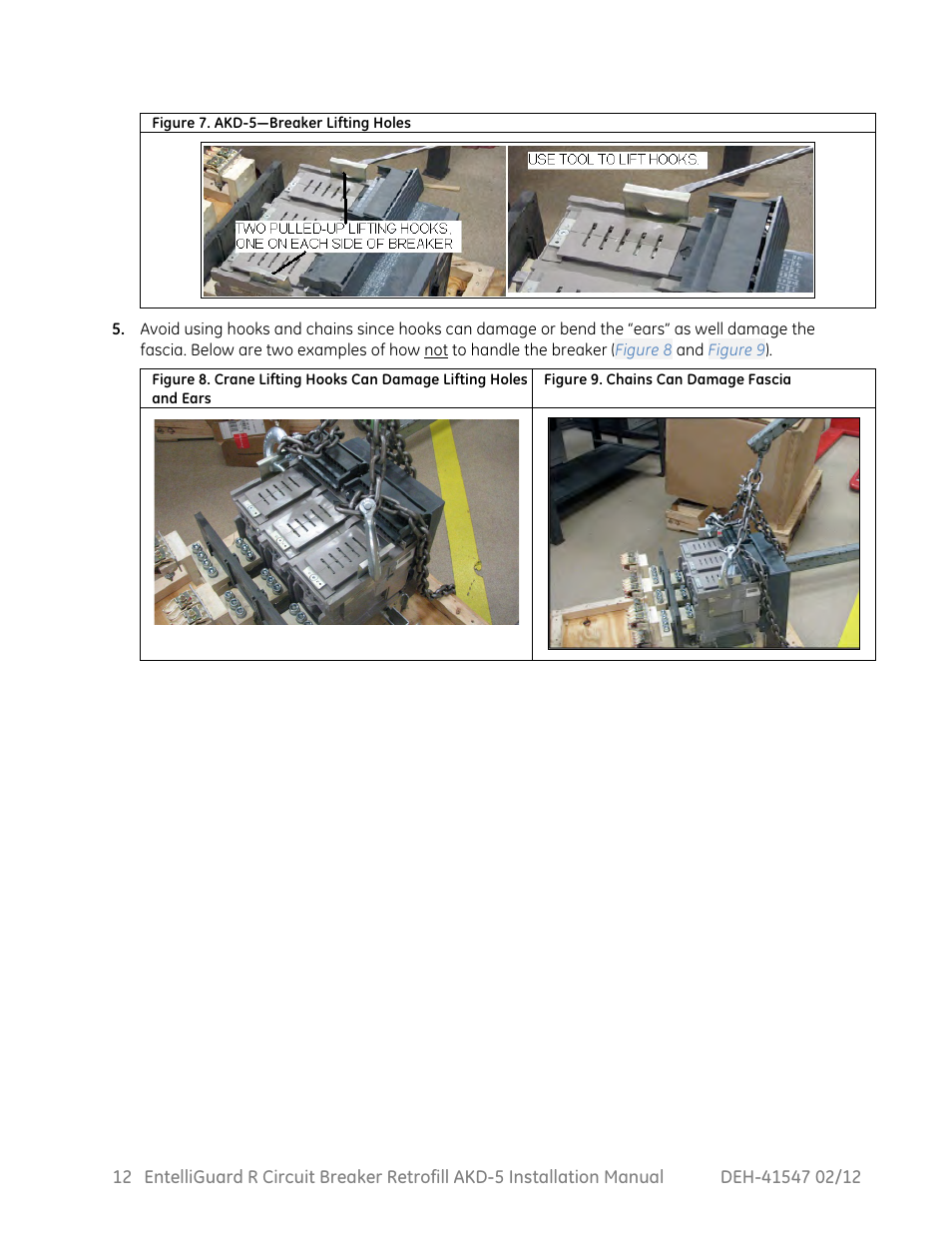 GE Industrial Solutions EntelliGuard R AKD-5 User Manual | Page 13 / 47