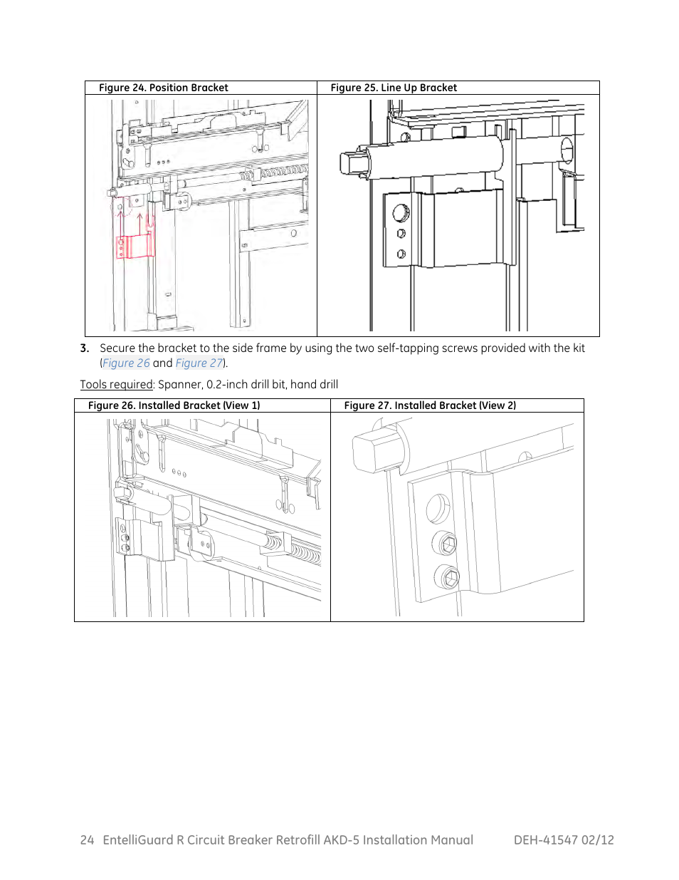 GE Industrial Solutions EntelliGuard R AKD-5 User Manual | Page 25 / 47