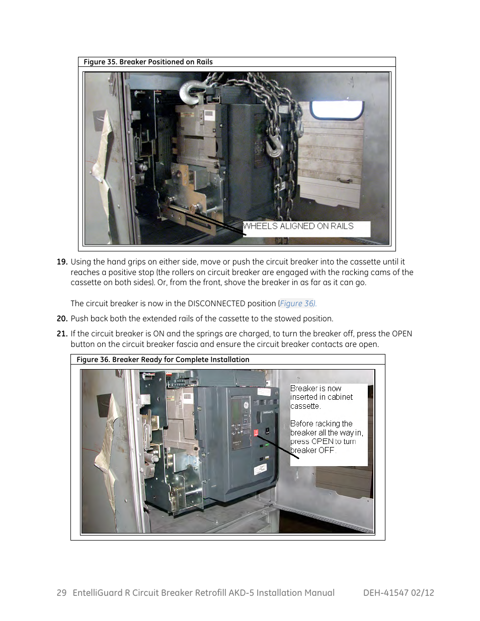 GE Industrial Solutions EntelliGuard R AKD-5 User Manual | Page 30 / 47