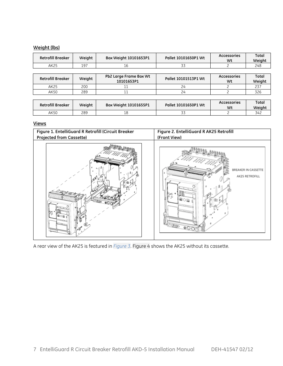 GE Industrial Solutions EntelliGuard R AKD-5 User Manual | Page 8 / 47