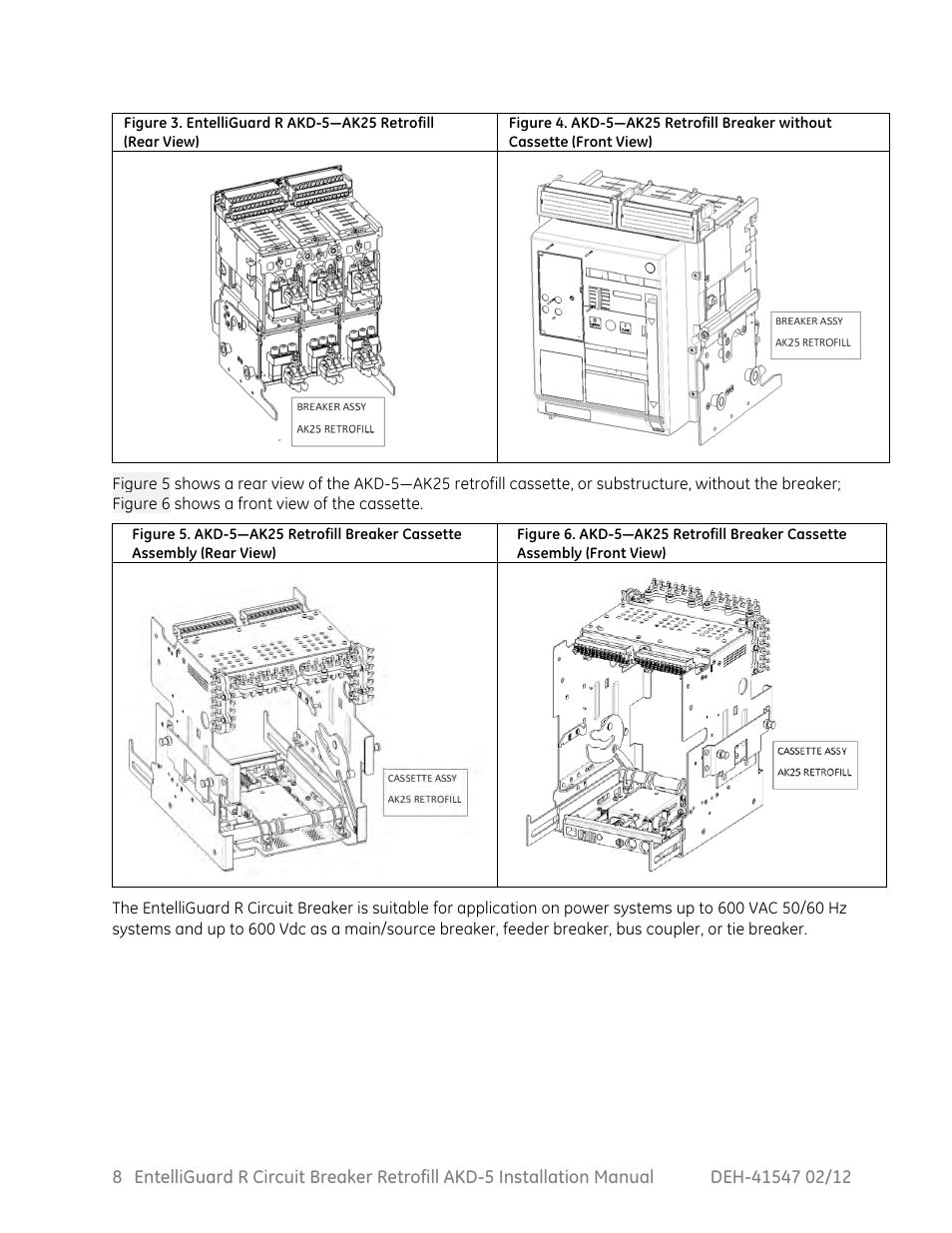 GE Industrial Solutions EntelliGuard R AKD-5 User Manual | Page 9 / 47