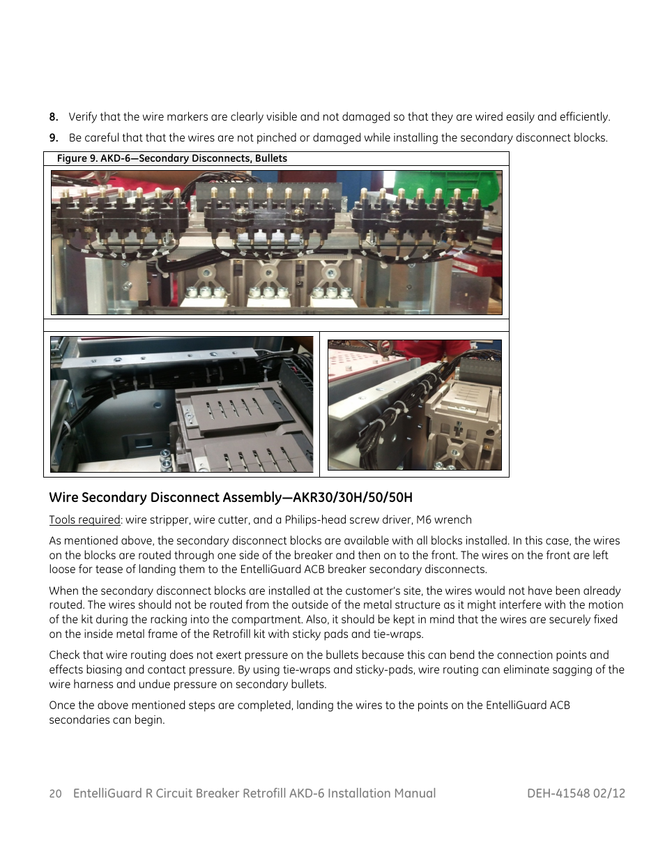 GE Industrial Solutions EntelliGuard R AKD-6 User Manual | Page 21 / 41