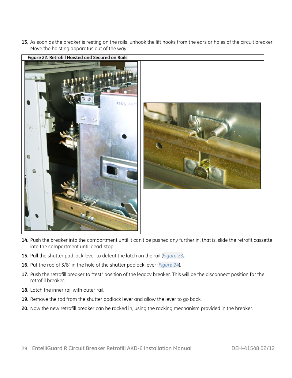 GE Industrial Solutions EntelliGuard R AKD-6 User Manual | Page 30 / 41