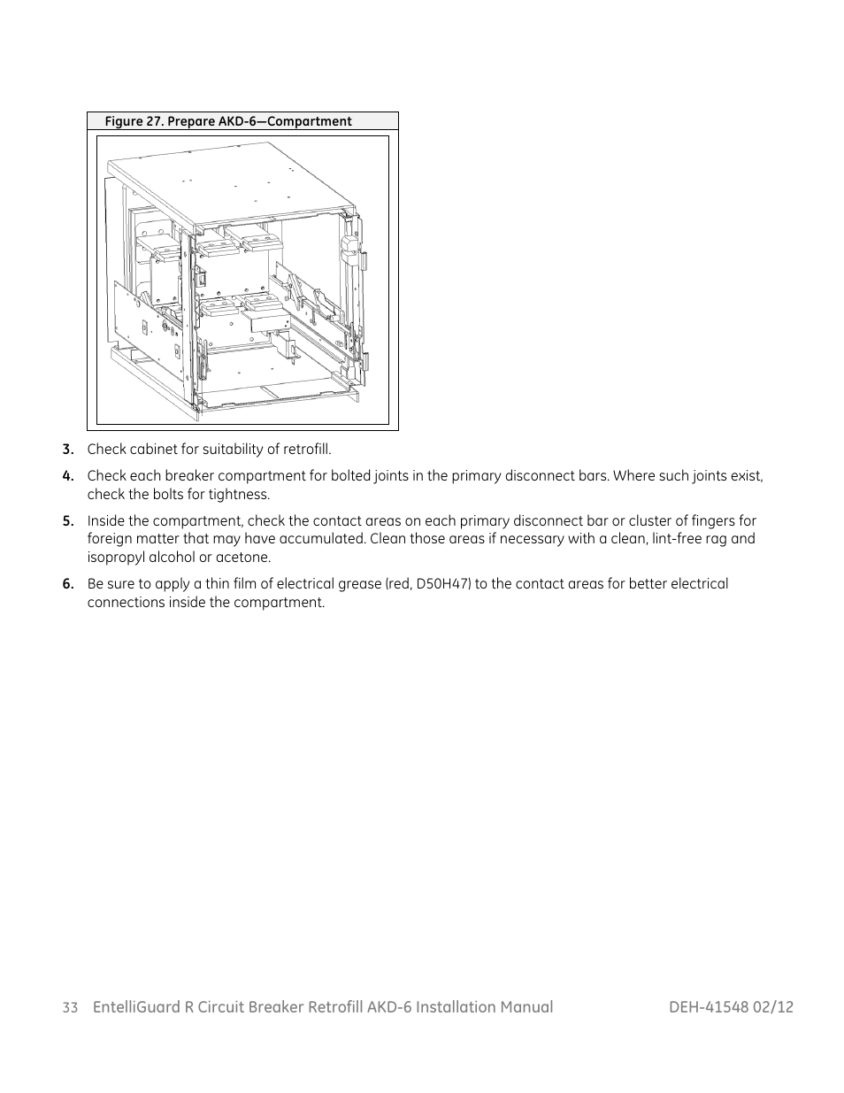 GE Industrial Solutions EntelliGuard R AKD-6 User Manual | Page 34 / 41