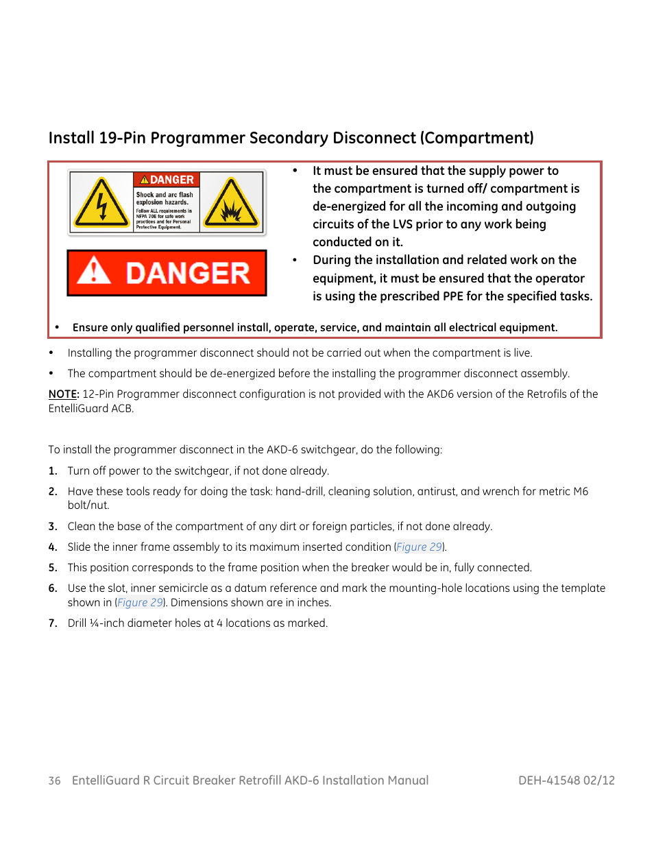 GE Industrial Solutions EntelliGuard R AKD-6 User Manual | Page 37 / 41