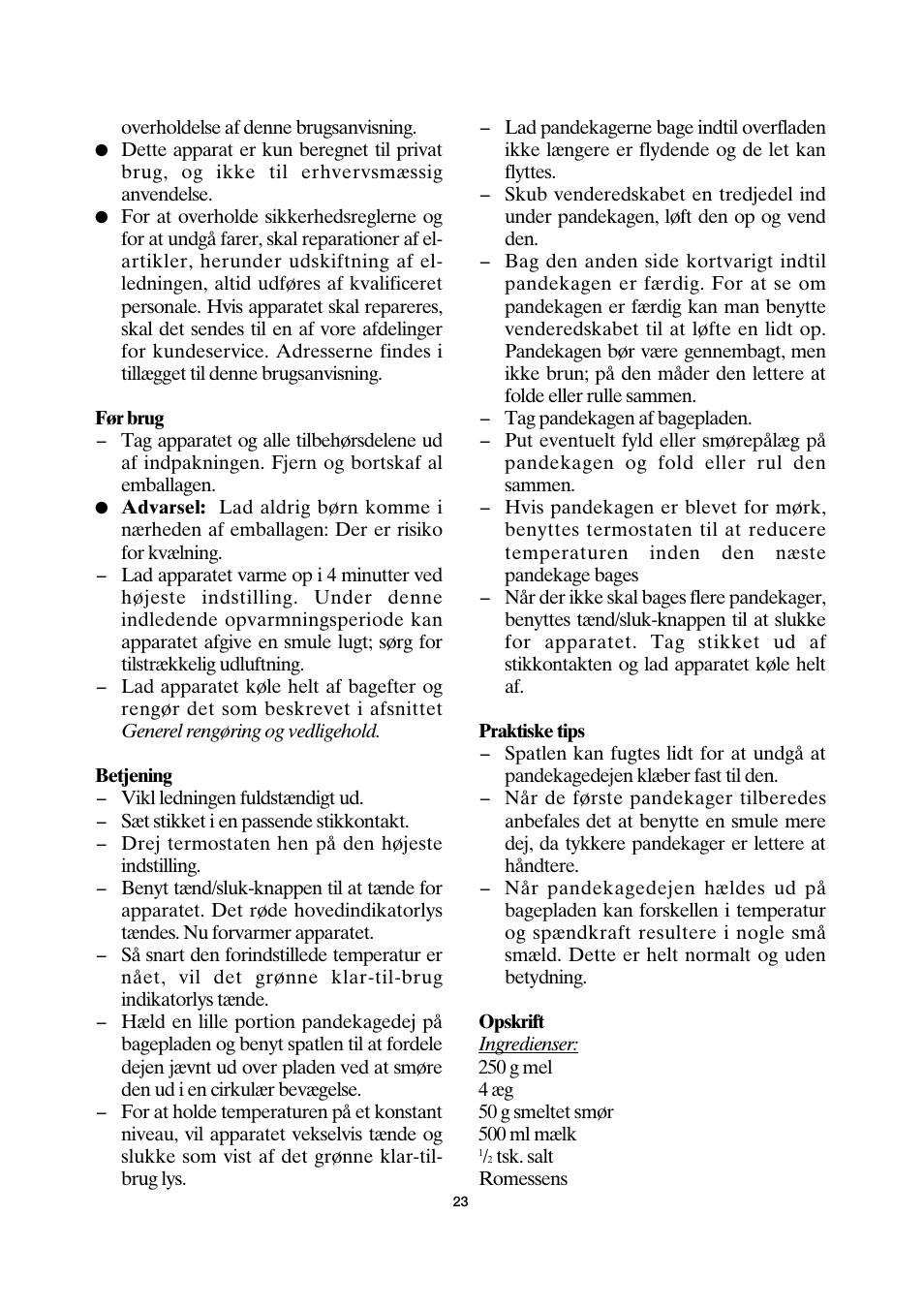 SEVERIN CM 2198 User Manual | Page 23 / 46