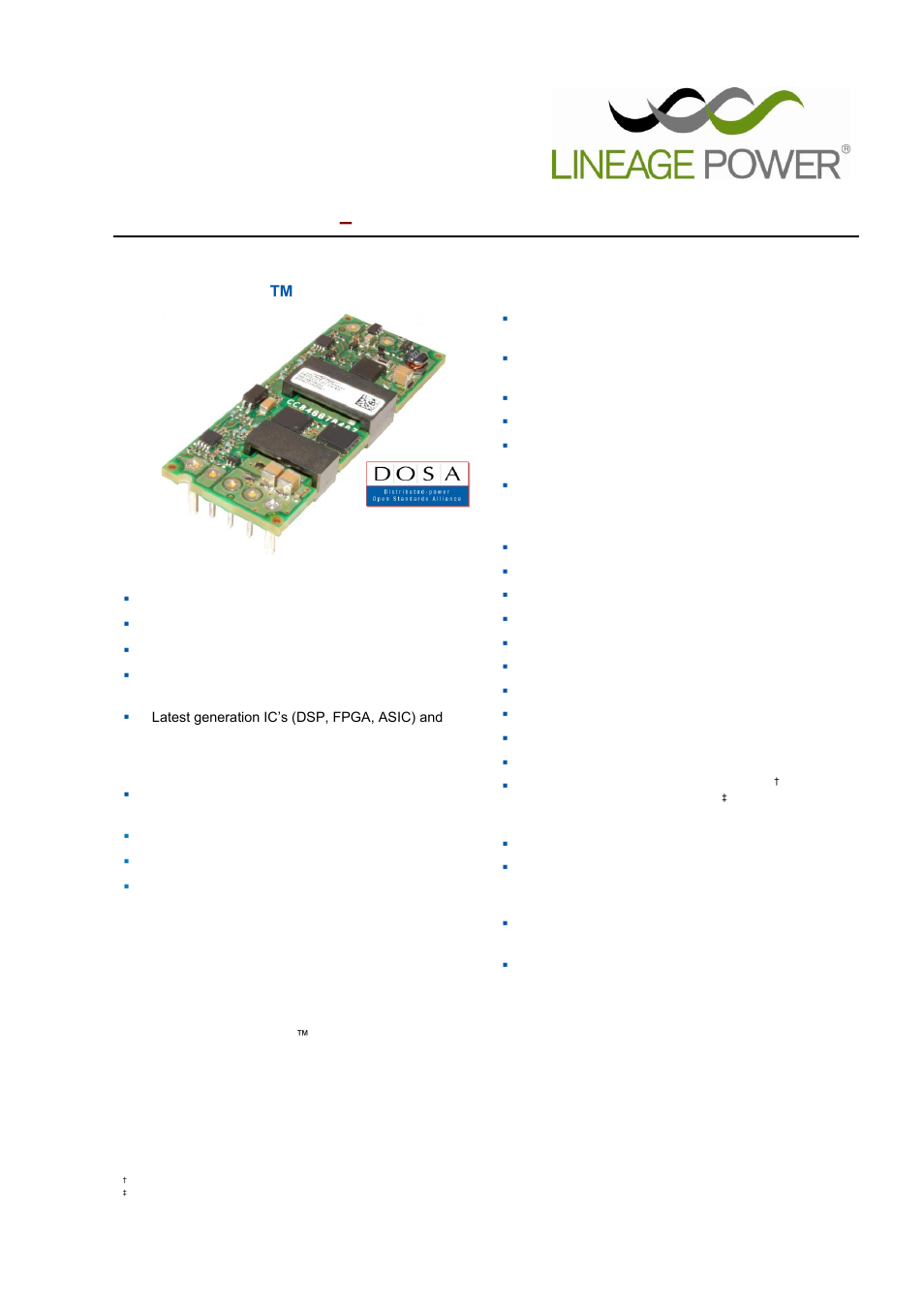 GE Industrial Solutions ESTW015A0F Series User Manual | 17 pages