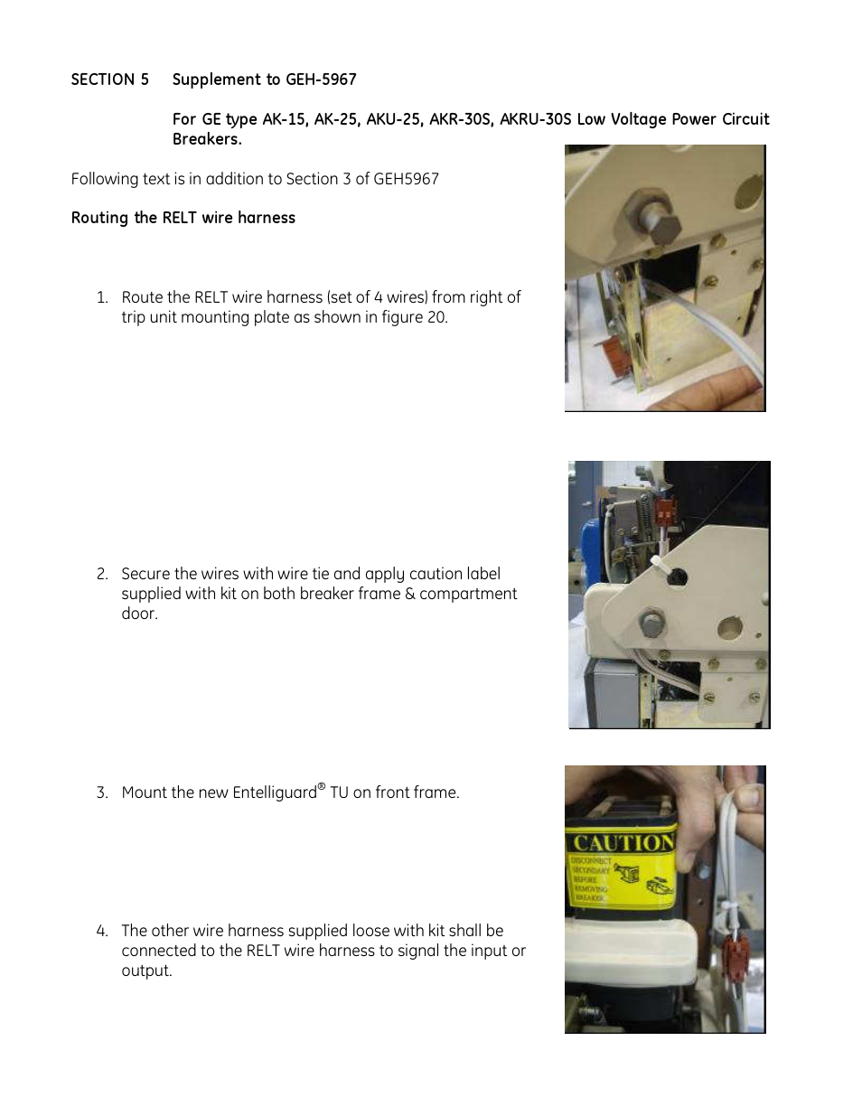 GE Industrial Solutions EntelliGuard TU Conversion kits User Manual | Page 14 / 24