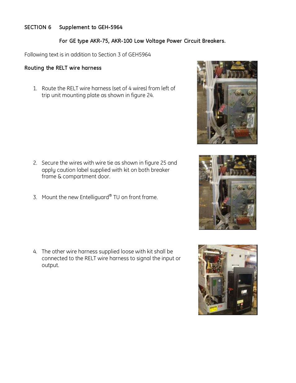 GE Industrial Solutions EntelliGuard TU Conversion kits User Manual | Page 16 / 24