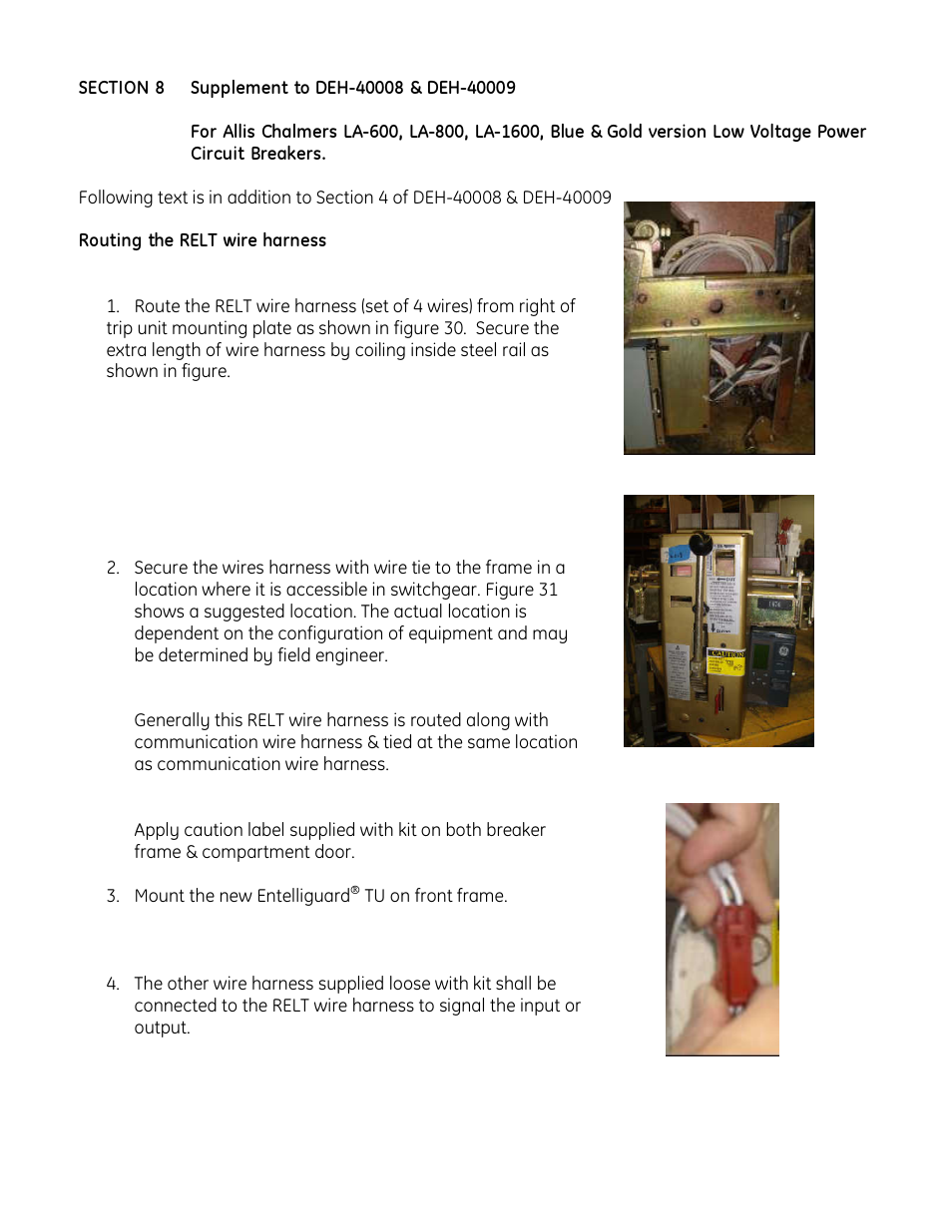 GE Industrial Solutions EntelliGuard TU Conversion kits User Manual | Page 19 / 24