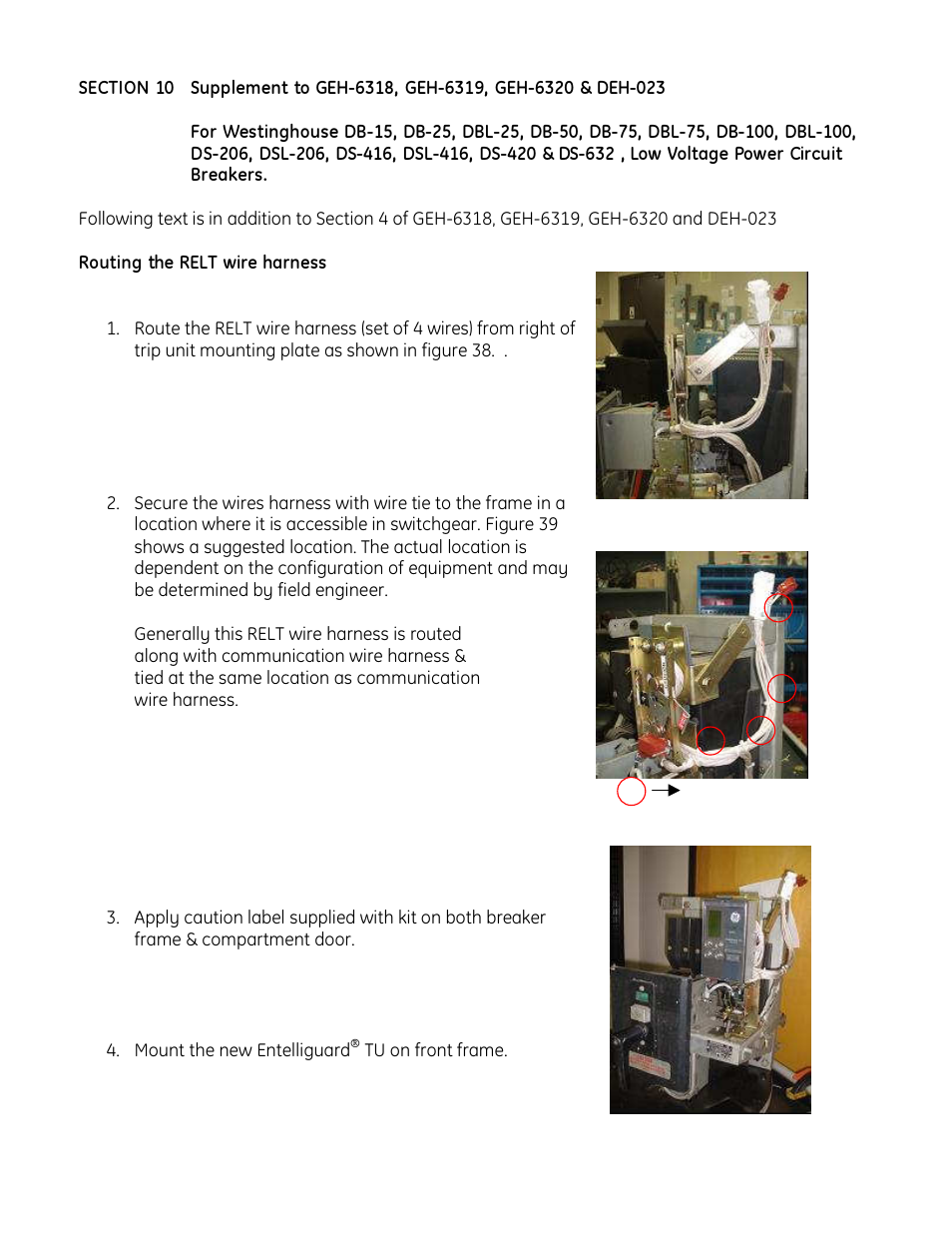GE Industrial Solutions EntelliGuard TU Conversion kits User Manual | Page 23 / 24
