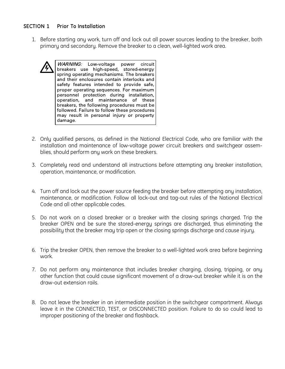GE Industrial Solutions EntelliGuard TU Conversion kits User Manual | Page 5 / 24