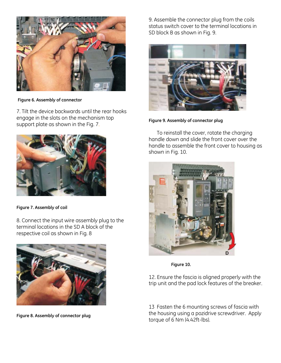 GE Industrial Solutions EntelliGuard G Coil Signaling Contacts User Manual | Page 3 / 4