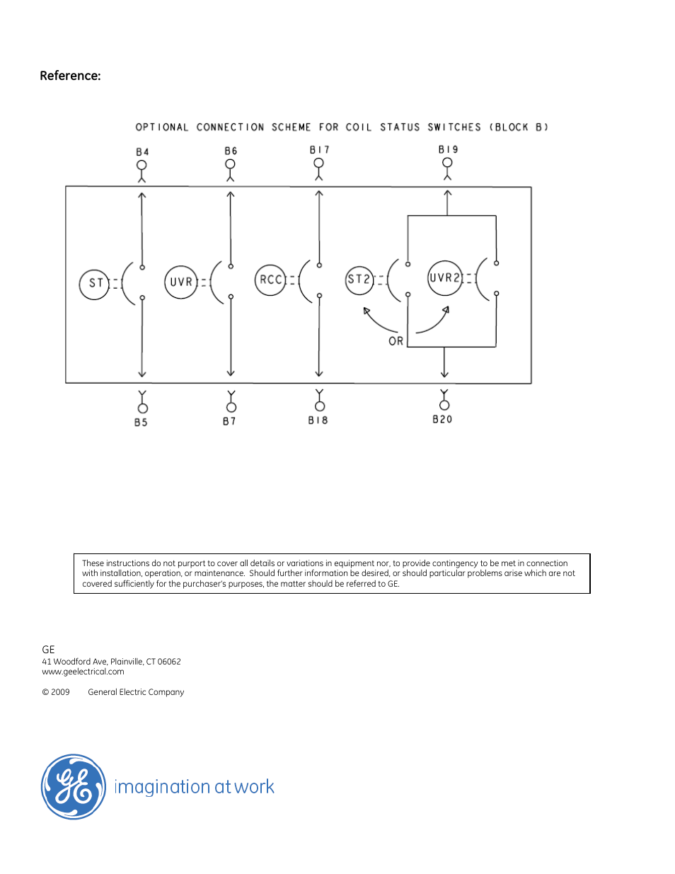 GE Industrial Solutions EntelliGuard G Coil Signaling Contacts User Manual | Page 4 / 4