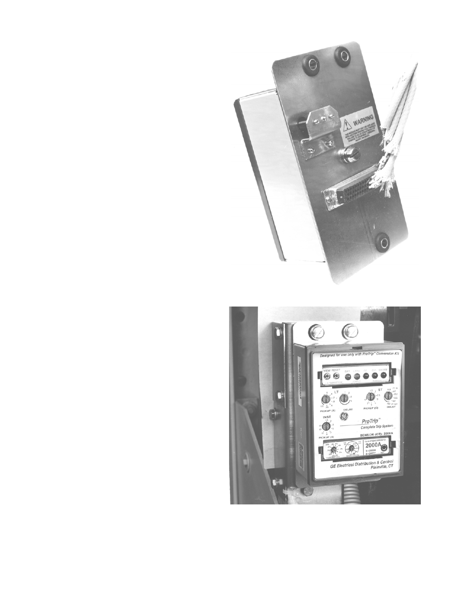 Adjusting the flux shifter, Adjusting, The flux shifter | GE Industrial Solutions ProTrip Conversion Kits AK-1-50 User Manual | Page 12 / 18