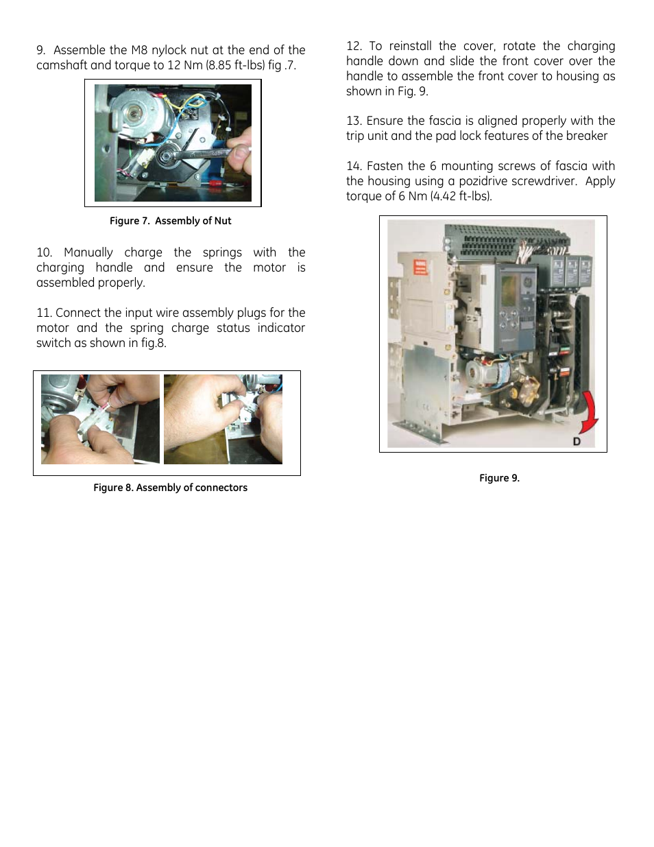 GE Industrial Solutions EntelliGuard G Motor Operator User Manual | Page 3 / 4